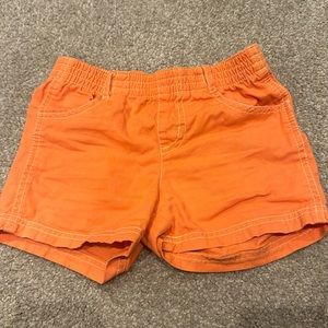 Faded Glory Girl Orange Shorts with pockets Sz 6